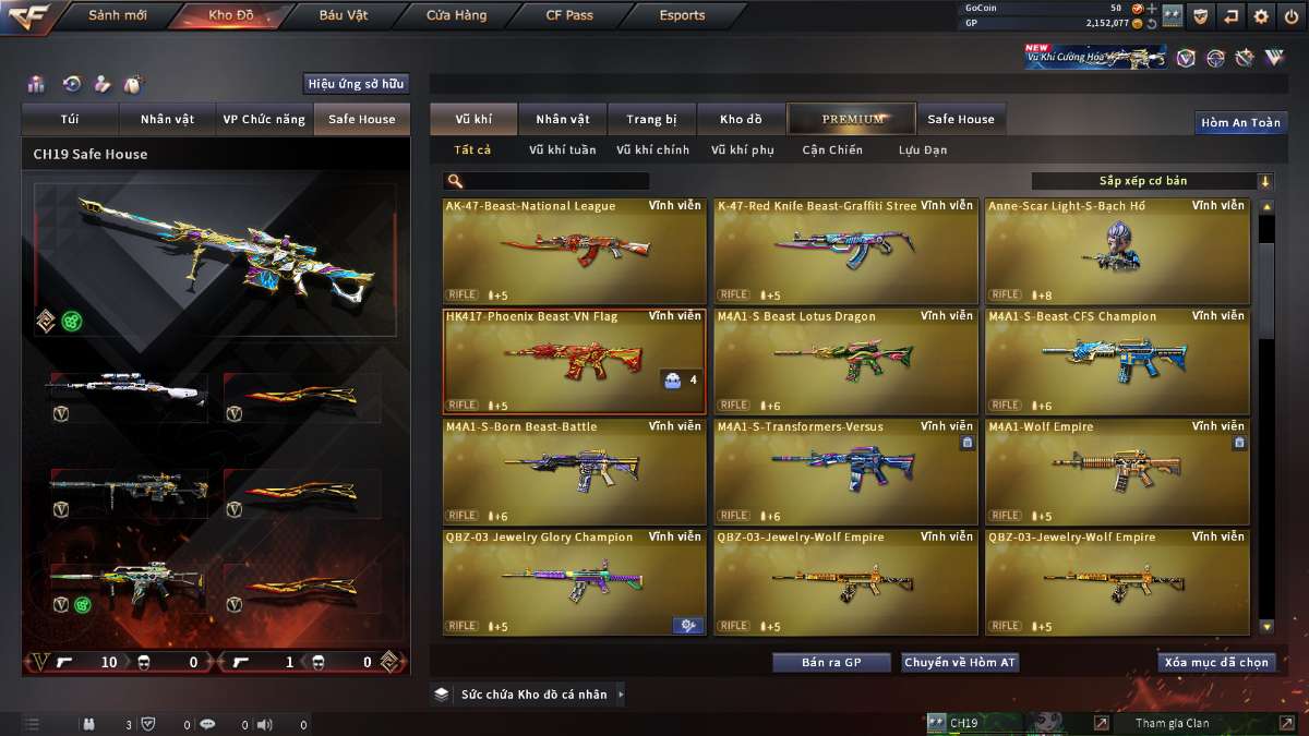 shop acc cf uy tin gia re